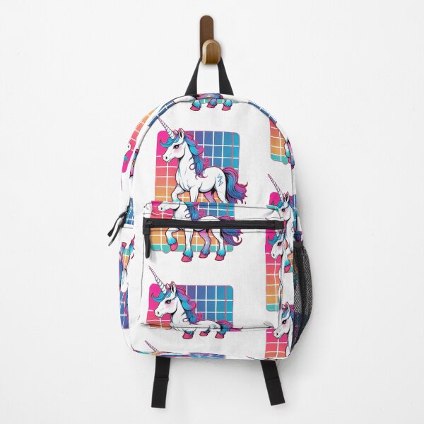 Item preview, Retro-Futuristic Synthwave Unicorn designed and sold by zoughlal.