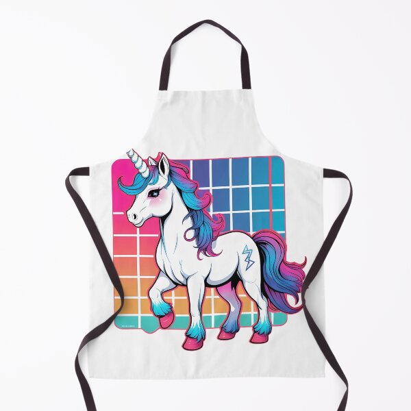 Item preview, Retro-Futuristic Synthwave Unicorn designed and sold by zoughlal.
