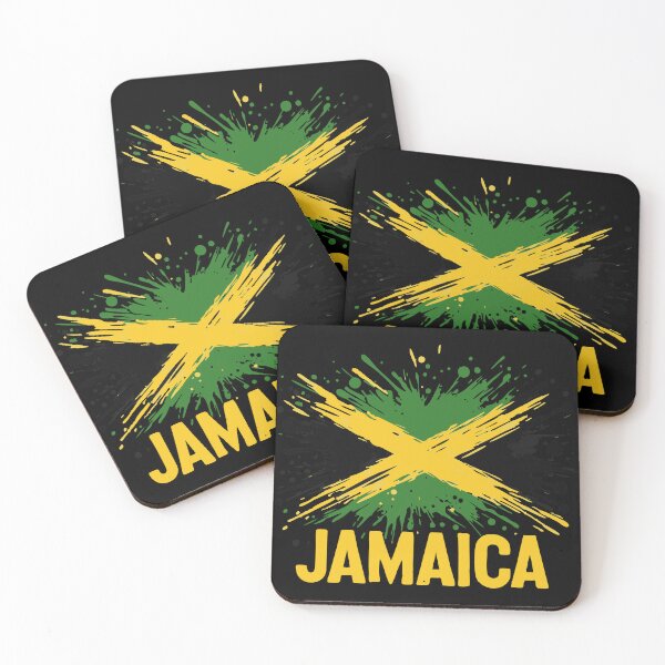 Item preview, Jamaica Pride Flag Retro Vintage Splash designed and sold by TomFrontierArt.