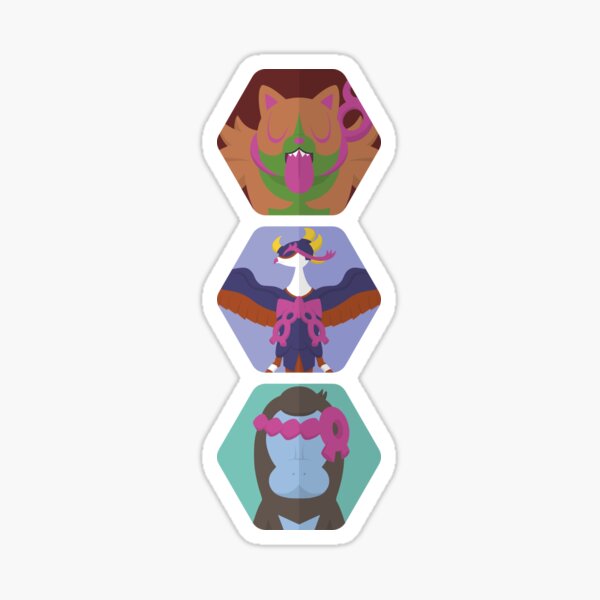 Item preview, Shiny Loyal Three designed and sold by pokehexdex.