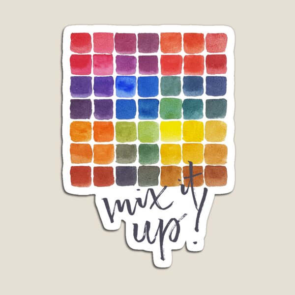 Mix it Up! - Watercolor Mixing Chart Magnet