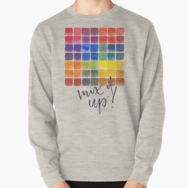 Mix it Up! - Watercolor Mixing Chart Pullover Sweatshirt