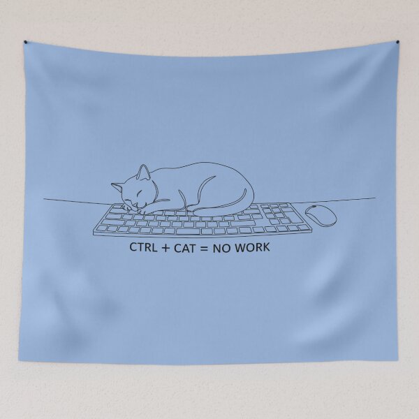 Item preview, CTRL + CAT = NO WORK designed and sold by Larszig.