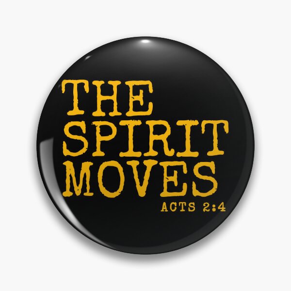 Item preview, Spirit Moves, Acts 2:4, Typographic Christian  designed and sold by MoriaStore.