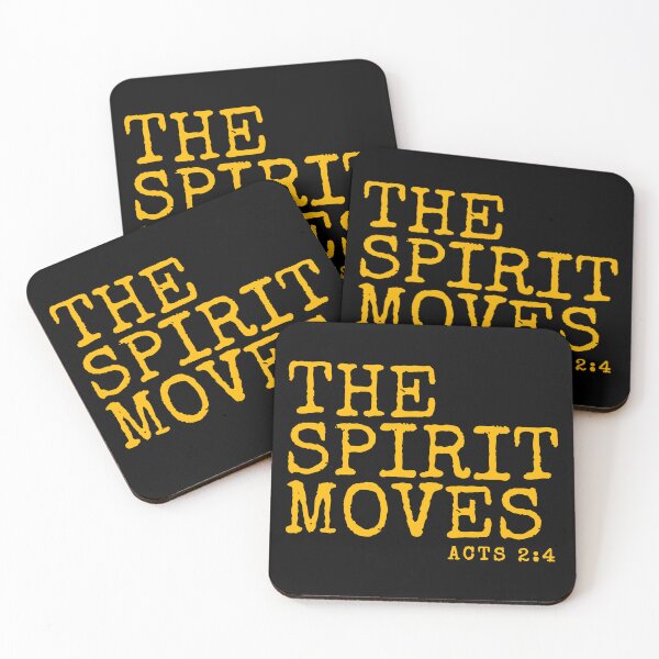 Item preview, Spirit Moves, Acts 2:4, Typographic Christian  designed and sold by MoriaStore.