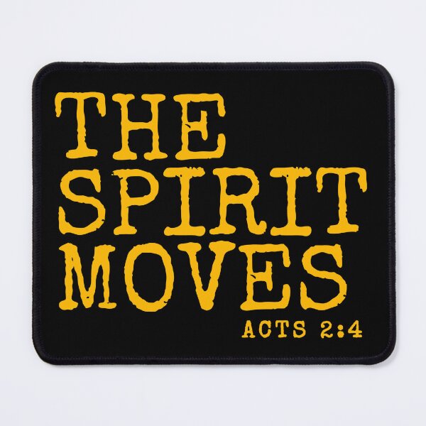 Item preview, Spirit Moves, Acts 2:4, Typographic Christian designed and sold by MoriaStore.