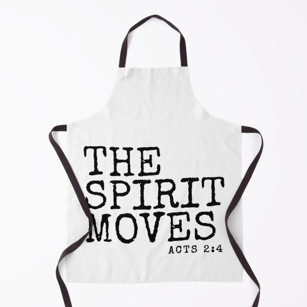 Item preview, The Spirit Moves, Acts 2:4, Typographic Christian Design designed and sold by MoriaStore.