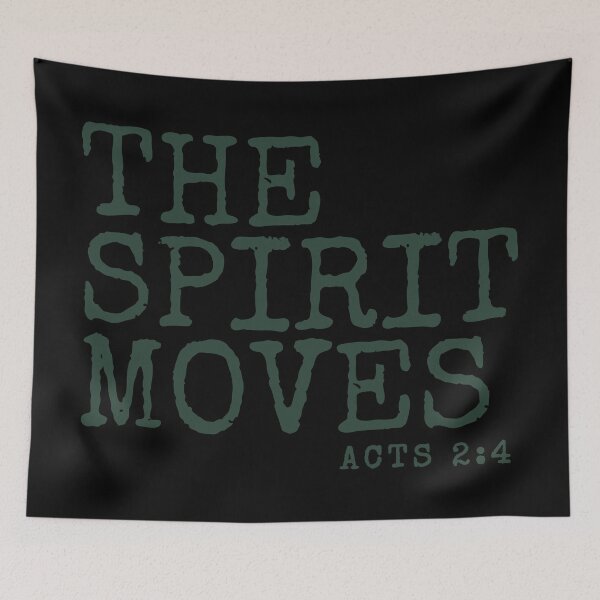 Item preview, Spirit Moves, Christian Quotes designed and sold by MoriaStore.