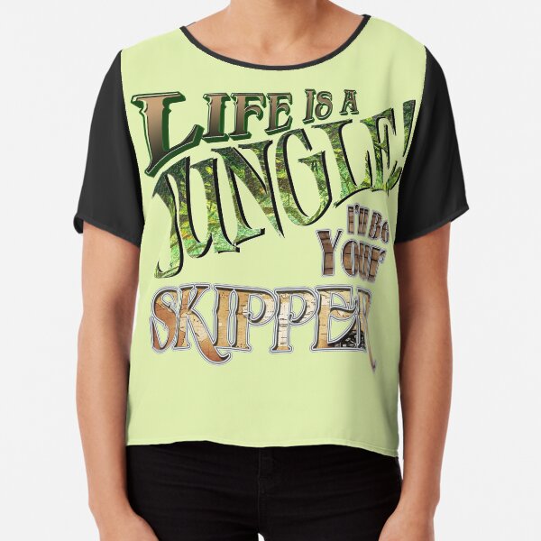 Life is a Jungle Chiffon Top