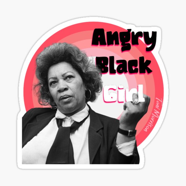 Artikel-Vorschau von Wütendes schwarzes Mädchen: Toni Morrison, designt und verkauft von ScarlettsWitch.