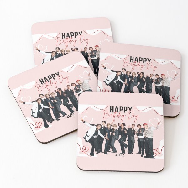 Item preview, Happy BIRTHDAY ATEEZ KPOP designed and sold by jaofnn.