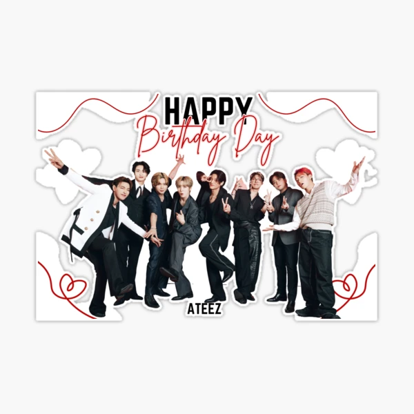 Happy BIRTHDAY ATEEZ KPOP