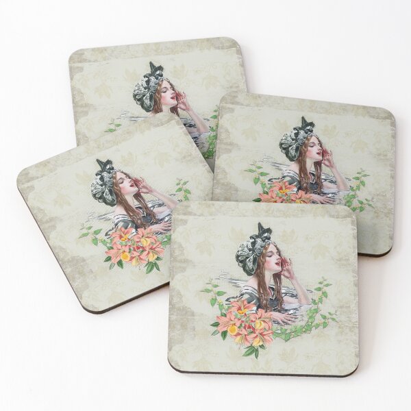 Item preview, Vintage Flower Lady 1910s designed and sold by hobakmacha.