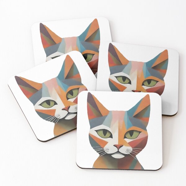 Item preview, Abstract Cat designed and sold by MysticalSVK.