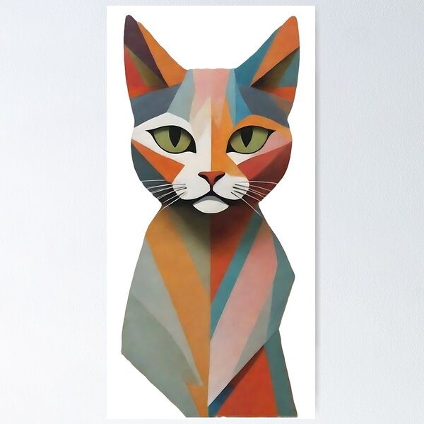 Item preview, Abstract Cat designed and sold by MysticalSVK.