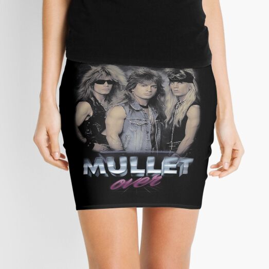 Item preview, Let Me Mullet Over: Funny 80's Hair Band Vintage Retro Bootleg designed and sold by VillainForever.