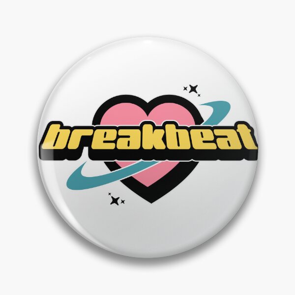 Item preview, BREAKBEAT  - Breaks Hearts Y2K (black/pink)  designed and sold by Discothreadz.
