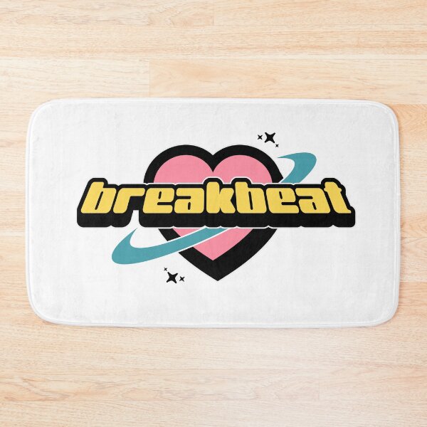 Item preview, BREAKBEAT  - Breaks Hearts Y2K (black/pink)  designed and sold by Discothreadz.