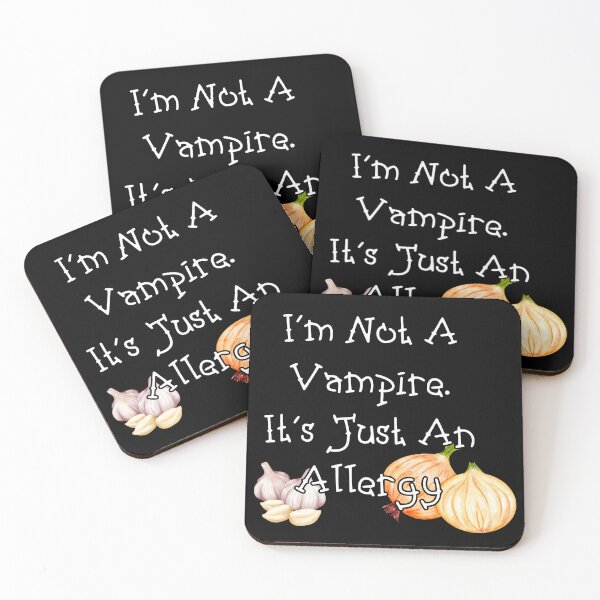 Item preview, “I’m not a vampire, it’s just an allergy.” Allium allergy design designed and sold by Vileprint.