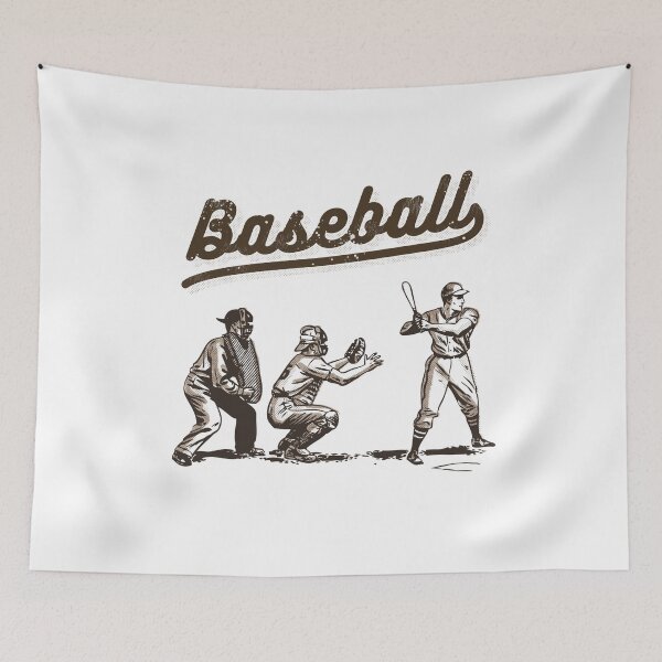 Aperçu de l'œuvre Sports classiques de baseball vintage créée et vendue par hobakmacha.