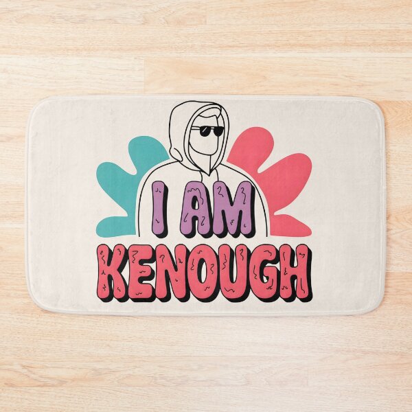 Item preview, I Am Kenough, Bold Typography, Confidence Boost Motivational Art, Positive Vibes Minimalist Art designed and sold by Kintsugi99.