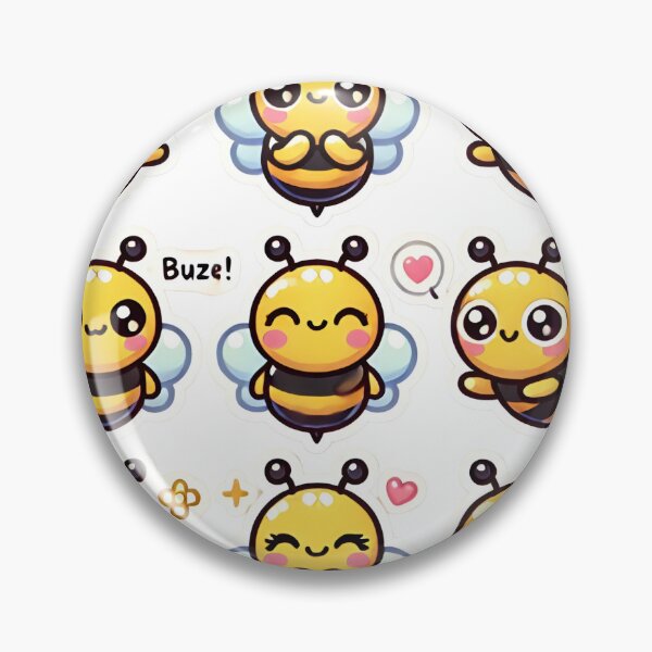Item preview, "Buzzin' with Cuteness – These Bees Are Too Sweet to Sting!" designed and sold by Cosmicworld07.