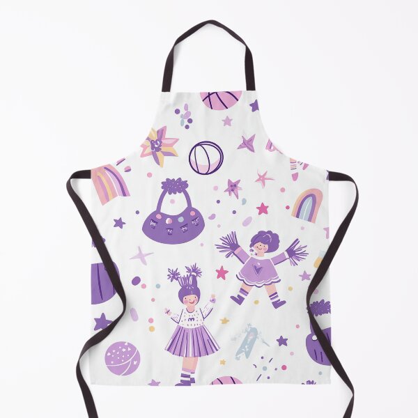 Item preview, Purple Girly Doodle Pattern designed and sold by WinfinityStudio.