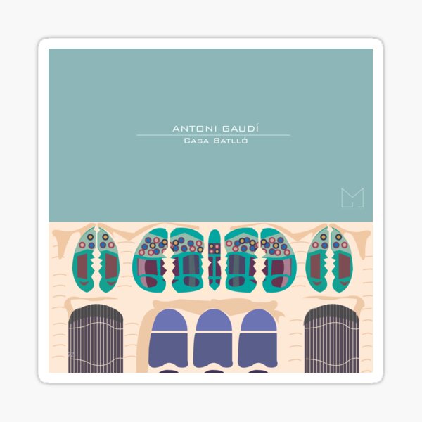 Vista previa del artículo con la obra «Antoni Gaudí - Casa Batlló», diseñado y vendido por MGJ Artefactum.