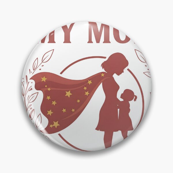Item preview, My Mom Best Heroine – Super Mom T-Shirt & Mug Design designed and sold by InsightA.