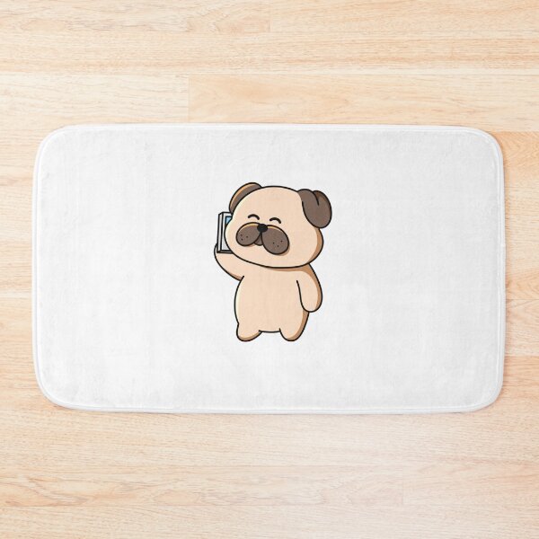 Item preview, Chatty Pug – Always on Call designed and sold by yogiskencing.