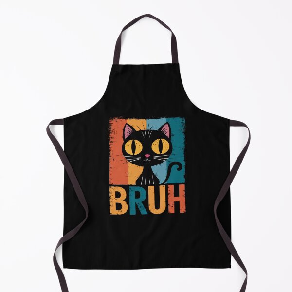 Item preview, Retro BRUH Cartoon Cat - Vintage Distressed Meme Design designed and sold by Damcoc.