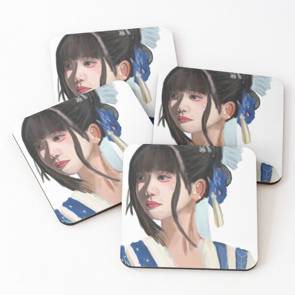 Item preview, A Portrait in Traditional Attire with Graceful Elegance designed and sold by Amelune Sketchbook.