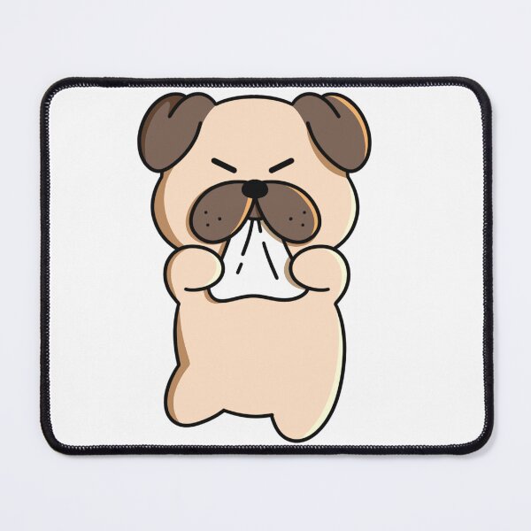 Item preview, Playful Pug – The Ultimate Tug-of-War designed and sold by yogiskencing.