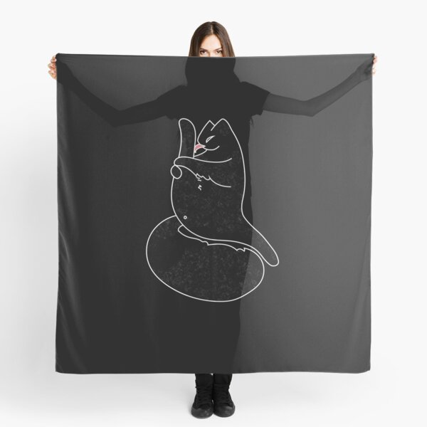 Aperçu de l'œuvre Aime-toi toi-même - Black cat Yoga créée et vendue par CaiCandy.