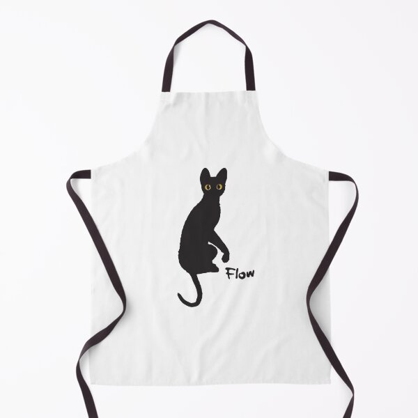 Item preview, Cat Flow Minimalist Black Cat Silhouette Gift For Cat Lover designed and sold by Damcoc.