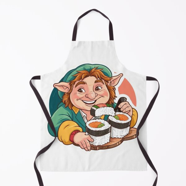 Aperçu de l'œuvre Chef sushi du Hobbit créée et vendue par AuraTides.