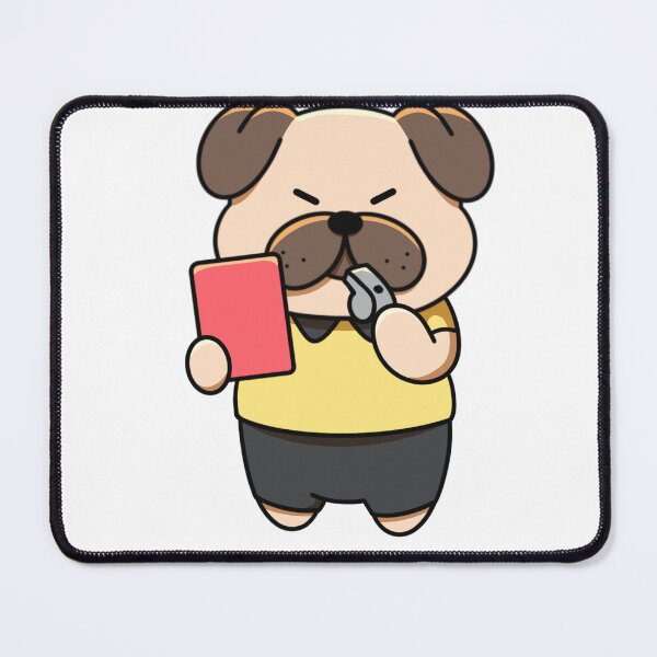 Item preview, Strict Pug Referee designed and sold by yogiskencing.