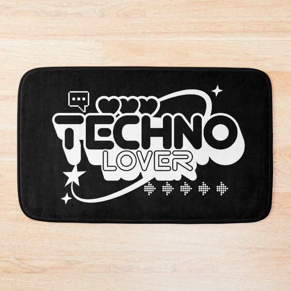 Artikelvorschau, TECHNO - Techno-Liebhaber Y2K (weiß) entworfen und verkauft von Discothreadz.