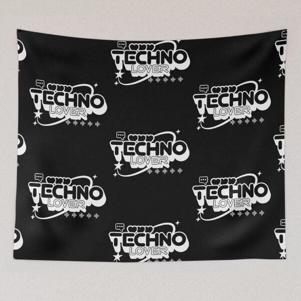 Artikelvorschau, TECHNO - Techno-Liebhaber Y2K (weiß) entworfen und verkauft von Discothreadz.