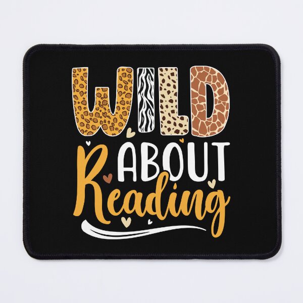 Item preview, Wild About Reading Book Lovers Bookworm Library Adventure designed and sold by Merchrise.