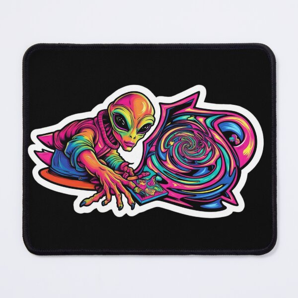 Item preview, alien dj designed and sold by AuraTides.