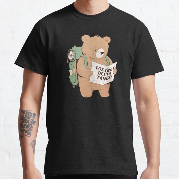Vista previa del artículo con la obra «FDT Resist Bear, Foxtrot Delta Tango - Anti Trump, Servicio Forestal de Parques Nacionales», diseñado y vendido por mipasuteru.
