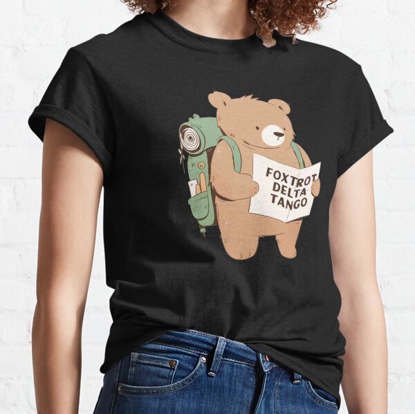 Vista previa del artículo con la obra «FDT Resist Bear, Foxtrot Delta Tango - Anti Trump, Servicio Forestal de Parques Nacionales», diseñado y vendido por mipasuteru.