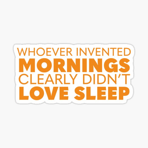 Aperçu de l'œuvre Celui qui a inventé les matins créée et vendue par Citatfabriken.