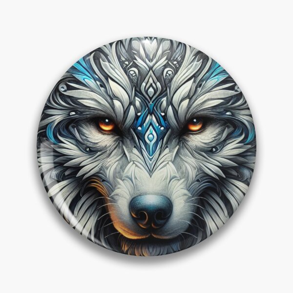 Item preview, Wolf, animal, crossing, grey, forest, oil paint designed and sold by B-M-Store.