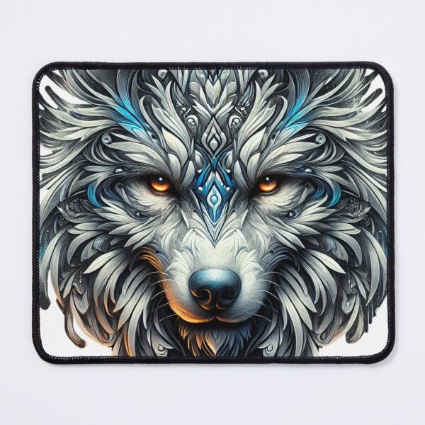 Item preview, Wolf, animal, crossing, grey, forest, oil paint designed and sold by B-M-Store.