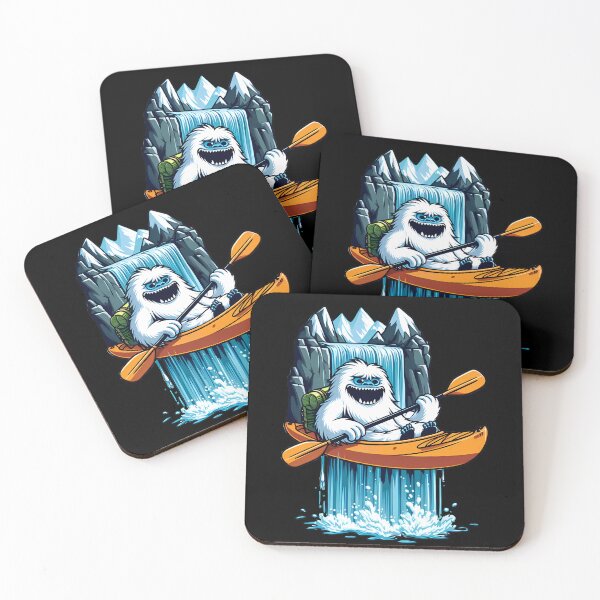 Item preview, Yeti Kayaking designed and sold by Funny Vintage Stickers And T-Shirts.