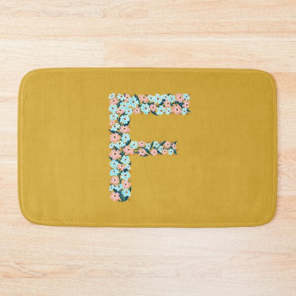 Item preview, Floral letter F designed and sold by Kaushlydraw.