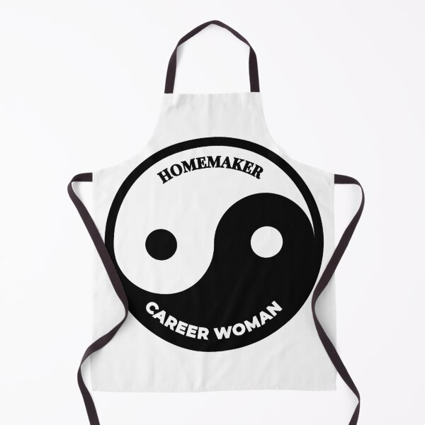Item preview, Womens day/month Yin Yang, Homemaker Career Woman designed and sold by rebuZZ-Apparels-The Minimalistic Buzz.