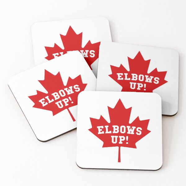 Item preview, Elbows Up Canadian Maple Leaf designed and sold by Shari Archinoff.